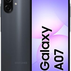Celular Samsung Galaxy A07 128GB, 4GB, Câm. 50MP, Tela 6.7″- Preto