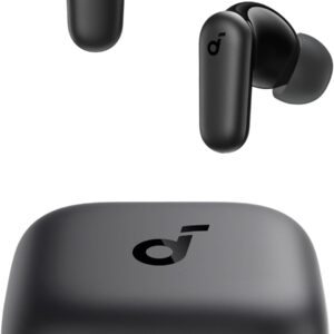soundcore P30i da Anker, Fone de Ouvido Bluetooth 5.4 com Cancelamento de RuĆdo Adaptativo, Graves Poderosos, 45H de Reprodução, Estojo 2-em-1 com Suporte para Celular, IP54, Fone sem fio TWS, Preto soundcore P30i da Anker, Fone de Ouvido Bluetooth 5.4 com Cancelamento de RuĆdo Adaptativo, Graves Poderosos, 45H de Reprodução, Estojo 2-em-1 com Suporte para Celular, IP54, Fone sem fio TWS, Preto