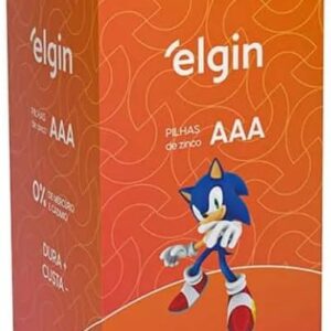 Caixa de Pilha AAA com 40 unidades Elgin Palito – Tubo, Zinco