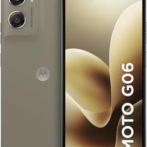 Smartphone Motorola Moto g06-256GB 12GB (4GB RAM + 8GB Ram Boost) e Camera 50MP com AI Bateria de 5200 mAh Tela 6.9″ – Bege