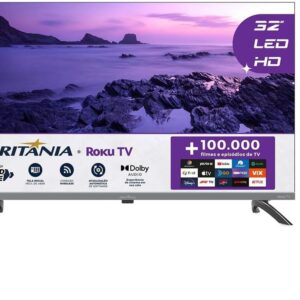 Smart TV 32″ Britânia B32KRA Roku TV