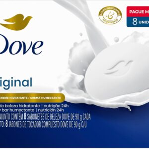Dove Sabonete Em Barra Branco 90G – 8 Unidades Dove Sabonete Em Barra Branco 90G – 8 Unidades